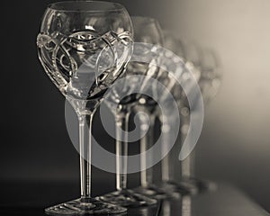 Crystal glasses