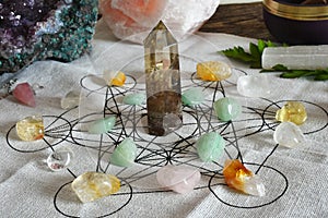 Crystal Healing Grid and Sacred Geometry