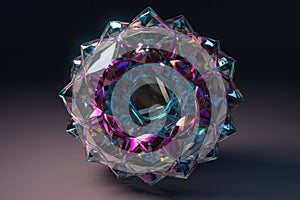 a crystal with an infinite number of rotational symmetries