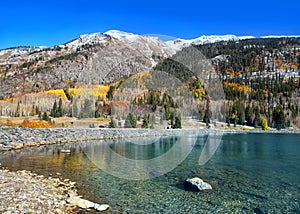 Crystal lake in Colorado