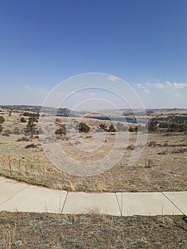 Crystal lake overlook Curt Gowdy State Park Cheyenne Wyoming