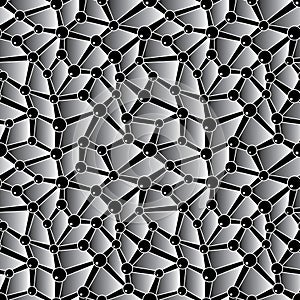 Crystal lattice seamless background