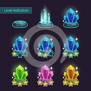 Crystal level pointers