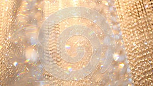 Crystal luxury fashion chandelier with bling shining reflection