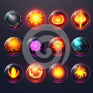crystal magic sphere game ai generated
