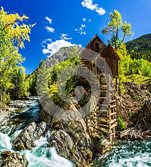 Crystal Mill in Marble city, Colorado USA