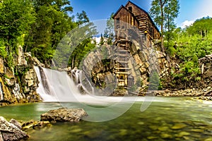 Crystal Mills Waterfall in Marble, Colorado