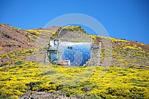 Crystal mirror observatory