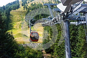 Crystal Mountain Gondola Ski Lift Summer