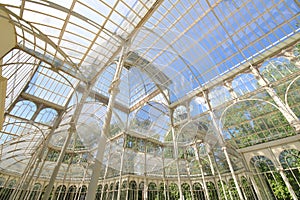 Crystal Palace El Retiro park Madrid Spain