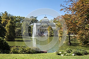 Crystal Palace in Madrid`s Retiro Park