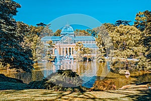 Crystal Palace Palacio de Cristal in Buen Park del Retiro Par