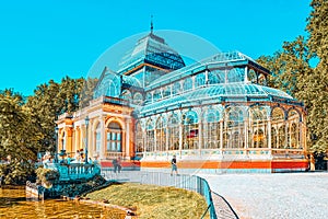 Crystal Palace Palacio de Cristal in Buen Park del Retiro Par