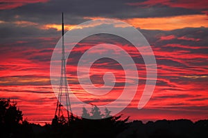 Crystal Palace Transmitting Station at dawn