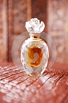 Crystal perfume bottle