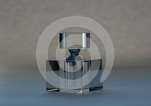 Crystal perfume bottle