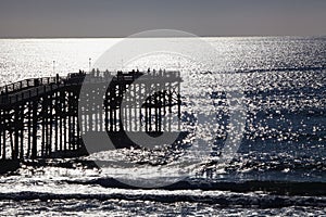 Crystal pier at pacific beach, ca