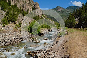 Crystal River near Carbondale, Colorado photo