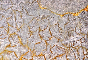 Crystal salt pattern