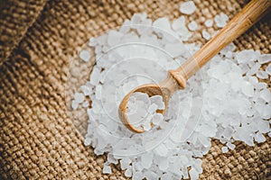 Crystal sea salt