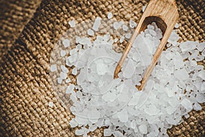Crystal sea salt