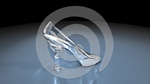 Crystal shoe fantasy story.