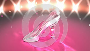 Crystal shoe fantasy story.