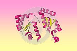 Crystal structure of glutaredoxin domain of human thioredoxin reductase 3. 3d illustration