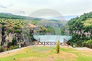 Crystal Terrace on incekaya Tokatli Canyon in Safranbolu, Turkey.