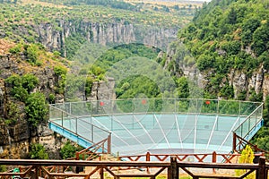 Crystal Terrace on incekaya Tokatli Canyon in Safranbolu, Turkey.