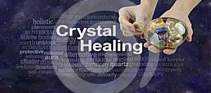 Crystal Therapy word cloud photo