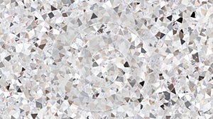 Crystal triangle background, seamless texture of diamond. Glisten pattern, abstract shiny pieces of gemstones