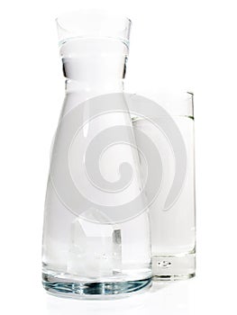 Crystal Water on white Background - Isolated