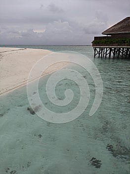 Crystal watter from Maldives photo