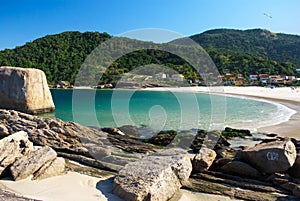 Crystalline sea beach in Niteroi, Rio de Janeiro,