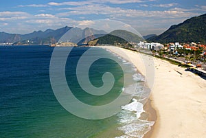 Crystalline sea beach in Niteroi, Rio de Janeiro photo