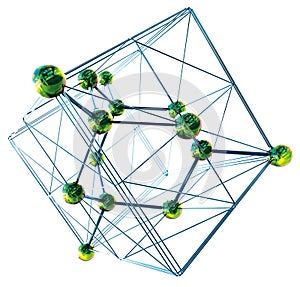 Crystalline structure of Diamond box