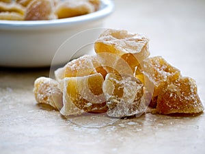 Crystallized or Candied Ginger