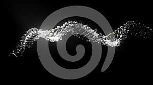 Crystallized Double Helix DNA Structure
