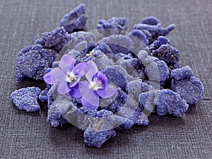 Crystallized violets