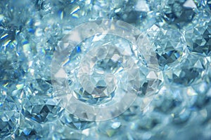 Crystals abstract background