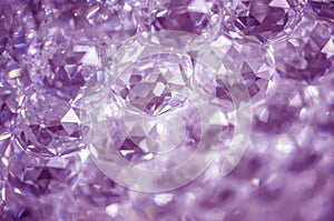 Crystals abstract background