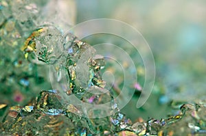 Crystals Agate SiO2 silicon dioxide. Macro photo