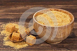 Crystals And Cubes Of Unrefined Brown Cane Sugar - Saccharum officinarum