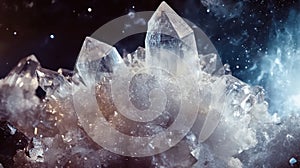 Crystals Forming in Microgravity Environment of Space Exploration