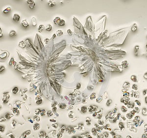 Crystals in polarized light