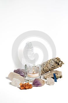 Crystals and Sage