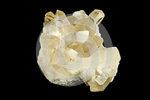 Crystals of topaz, quartz and feldspar photo