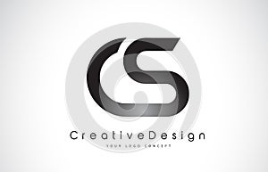 CS C S Letter Logo Design. Creative Icon Modern Letters Vector L