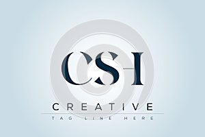 CSH abstract letter logo